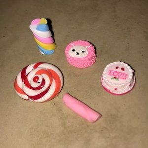 Junk food charms set